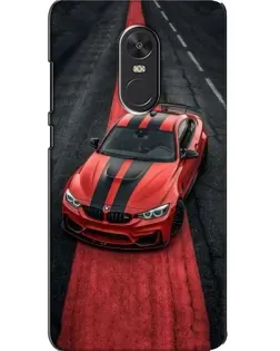 Чохол для Xiaomi Redmi Note 4X з картинкою «BMW на червоній доріжці»