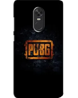 Чохол для Xiaomi Redmi Note 4X з картинкою «PUBG — золотий логотип»