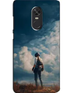 Чохол для Xiaomi Redmi Note 4X з картинкою «Герой PUBG на скелі»