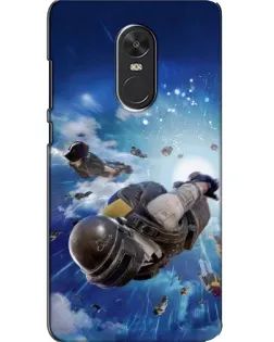 Чохол для Xiaomi Redmi Note 4X з картинкою «Десант PUBG — стрибок»