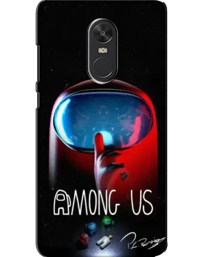 Чохол для Xiaomi Redmi Note 4X з картинкою «Червоний імпостер — макро»