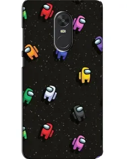 Чохол для Xiaomi Redmi Note 4X з картинкою «Космічний патерн Among Us»