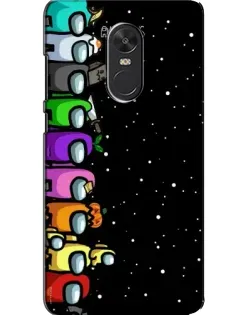 Чохол для Xiaomi Redmi Note 4X з картинкою «Команда Among Us»