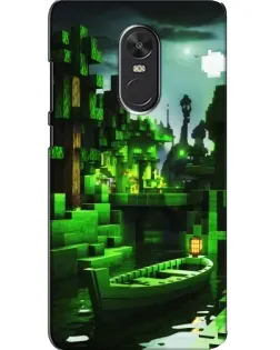 Чехол для Xiaomi Redmi Note 4X с картинкой «Minecraft лесной пейзаж»