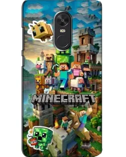 Чехол для Xiaomi Redmi Note 4X с картинкой «Замок Minecraft»