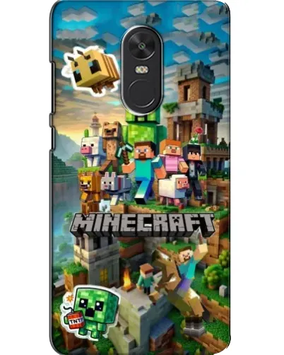 Чехол для Xiaomi Redmi Note 4X с картинкой «Замок Minecraft»