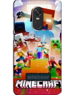 Чехол для Xiaomi Redmi Note 4X с картинкой «Minecraft герои игры»