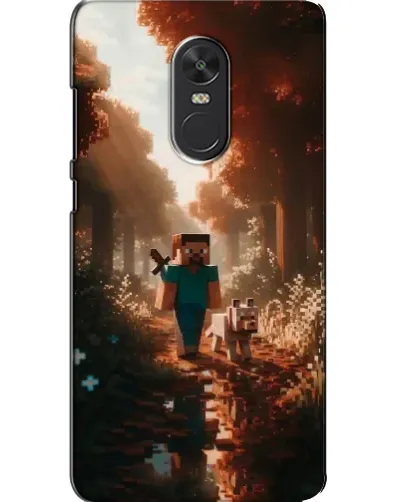 Чехол для Xiaomi Redmi Note 4X с картинкой «Стив в лесу»