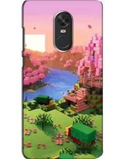 Чехол для Xiaomi Redmi Note 4X с картинкой «Розовое дерево Minecraft»