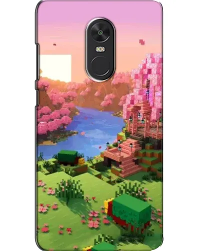 Чехол для Xiaomi Redmi Note 4X с картинкой «Розовое дерево Minecraft»