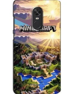 Чехол для Xiaomi Redmi Note 4X с картинкой «Minecraft панорама»
