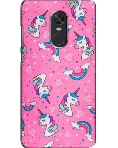 Чохол для Xiaomi Redmi Note 4X з картинкою «Unicorn паттерн рожевий»