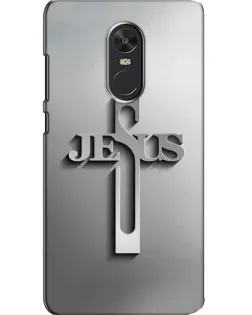 Чехол для Xiaomi Redmi Note 4X с картинкой «Металлический крест Jesus» Чехол для Xiaomi Redmi Note 4X с картинкой «Металлический крест Jesus»