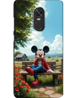Чохол для Xiaomi Redmi Note 4X з картинкою «Міккі на лавці»