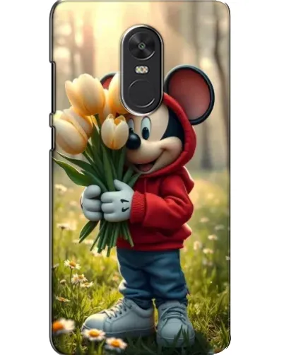 Чохол для Xiaomi Redmi Note 4X з картинкою «Міккі з тюльпанами» Чохол для Xiaomi Redmi Note 4X з картинкою «Міккі з тюльпанами»