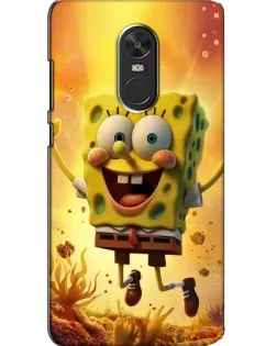 Чохол для Xiaomi Redmi Note 4X з картинкою «Губка Боб стрибає»