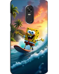 Чохол для Xiaomi Redmi Note 4X з картинкою «Губка Боб серфінгіст»