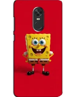Чохол для Xiaomi Redmi Note 4X з картинкою «Спанч Боб на червоному»