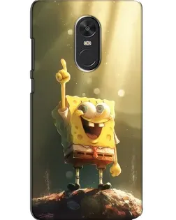 Чохол для Xiaomi Redmi Note 4X з картинкою «Сяючий Спанч Боб»