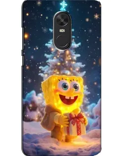 Чохол для Xiaomi Redmi Note 4X з картинкою «Різдвяний Спанч Боб»