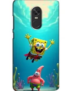Чохол для Xiaomi Redmi Note 4X з картинкою «Спанч Боб під водою»