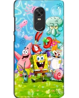 Чохол для Xiaomi Redmi Note 4X з картинкою «Губка Боб та друзі»