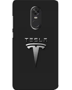 Чохол для Xiaomi Redmi Note 4X з картинкою «Сталевий логотип Tesla»