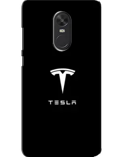 Чохол для Xiaomi Redmi Note 4X з картинкою «Tesla White Logo»