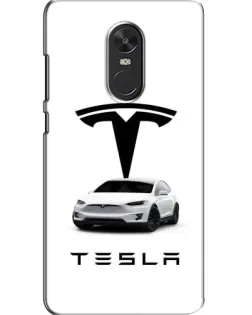 Чохол для Xiaomi Redmi Note 4X з картинкою «Tesla White Style»