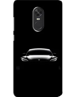 Чохол для Xiaomi Redmi Note 4X з картинкою «Фари Tesla Night»