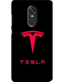 Чохол для Xiaomi Redmi Note 4X з картинкою «Tesla Red Logo»