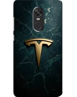 Чохол для Xiaomi Redmi Note 4X з картинкою «Мармурова Tesla Gold»