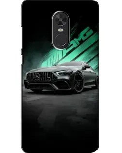 Чохол для Xiaomi Redmi Note 4X з картинкою «Темний Mercedes AMG»