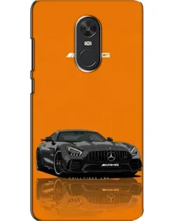 Чохол для Xiaomi Redmi Note 4X з картинкою «Помаранчевий Mercedes AMG»