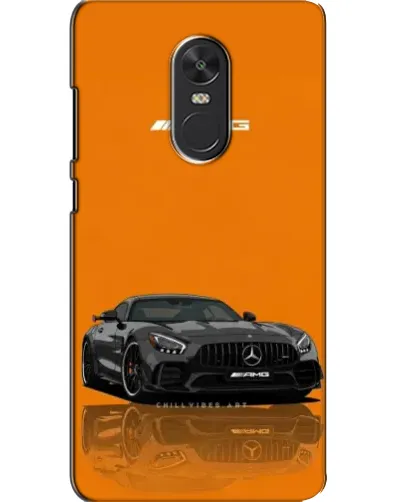Чохол для Xiaomi Redmi Note 4X з картинкою «Помаранчевий Mercedes AMG»