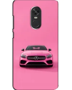 Чехол для Xiaomi Redmi Note 4X с картинкой «Розовый Mercedes AMG»