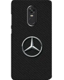 Чехол для Xiaomi Redmi Note 4X с картинкой «Карбоновый Mercedes стиль»