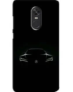 Чехол для Xiaomi Redmi Note 4X с картинкой «Mercedes — силуэт авто»