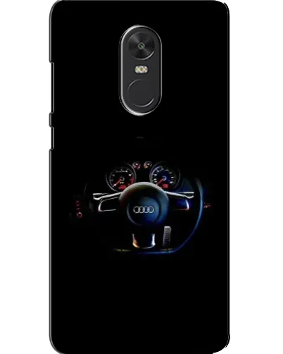 Чехол для Xiaomi Redmi Note 4X с картинкой «Салон Audi — руль»