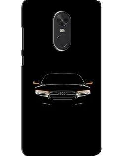 Чехол для Xiaomi Redmi Note 4X с картинкой «Audi — ночной контур»