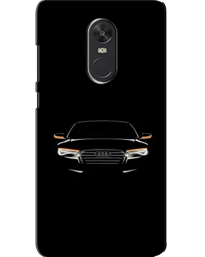 Чехол для Xiaomi Redmi Note 4X с картинкой «Audi — ночной контур»