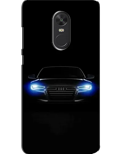 Чехол для Xiaomi Redmi Note 4X с картинкой «Audi в неоне»