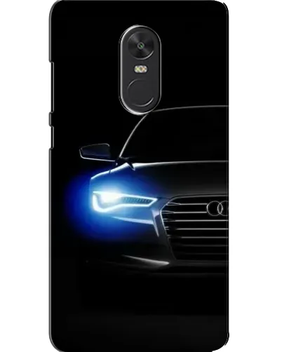 Чехол для Xiaomi Redmi Note 4X с картинкой «Неоновый взгляд Audi»