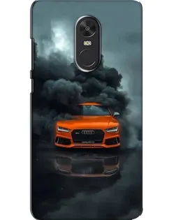 Чехол для Xiaomi Redmi Note 4X с картинкой «Audi в облаках дыма»