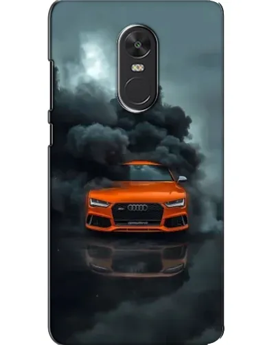 Чехол для Xiaomi Redmi Note 4X с картинкой «Audi в облаках дыма»