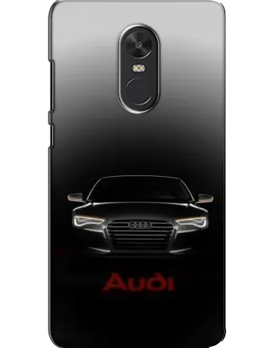 Чехол для Xiaomi Redmi Note 4X с картинкой «Audi — градиентный контур»