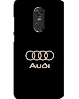 Чехол для Xiaomi Redmi Note 4X с картинкой «Audi — золотой логотип»