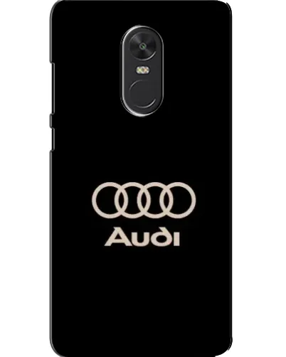 Чехол для Xiaomi Redmi Note 4X с картинкой «Audi — золотой логотип»