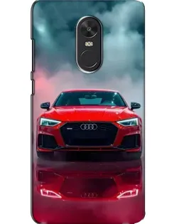 Чехол для Xiaomi Redmi Note 4X с картинкой «Audi RS — красный стиль»