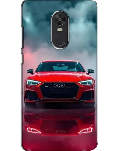 Чехол для Xiaomi Redmi Note 4X с картинкой «Audi RS — красный стиль»